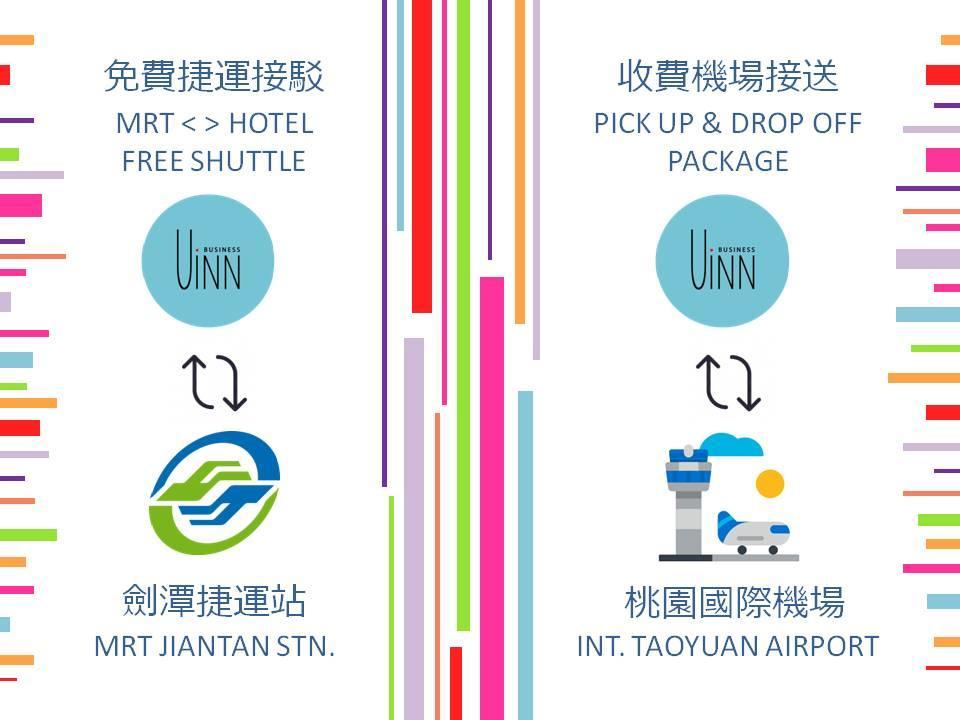 Uinn Business Hotel-Shihlin Taipéi Exterior foto